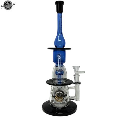 Shadow Glass™ Multi-Perc Water Pipe