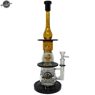 Shadow Glass™ Multi-Perc Water Pipe