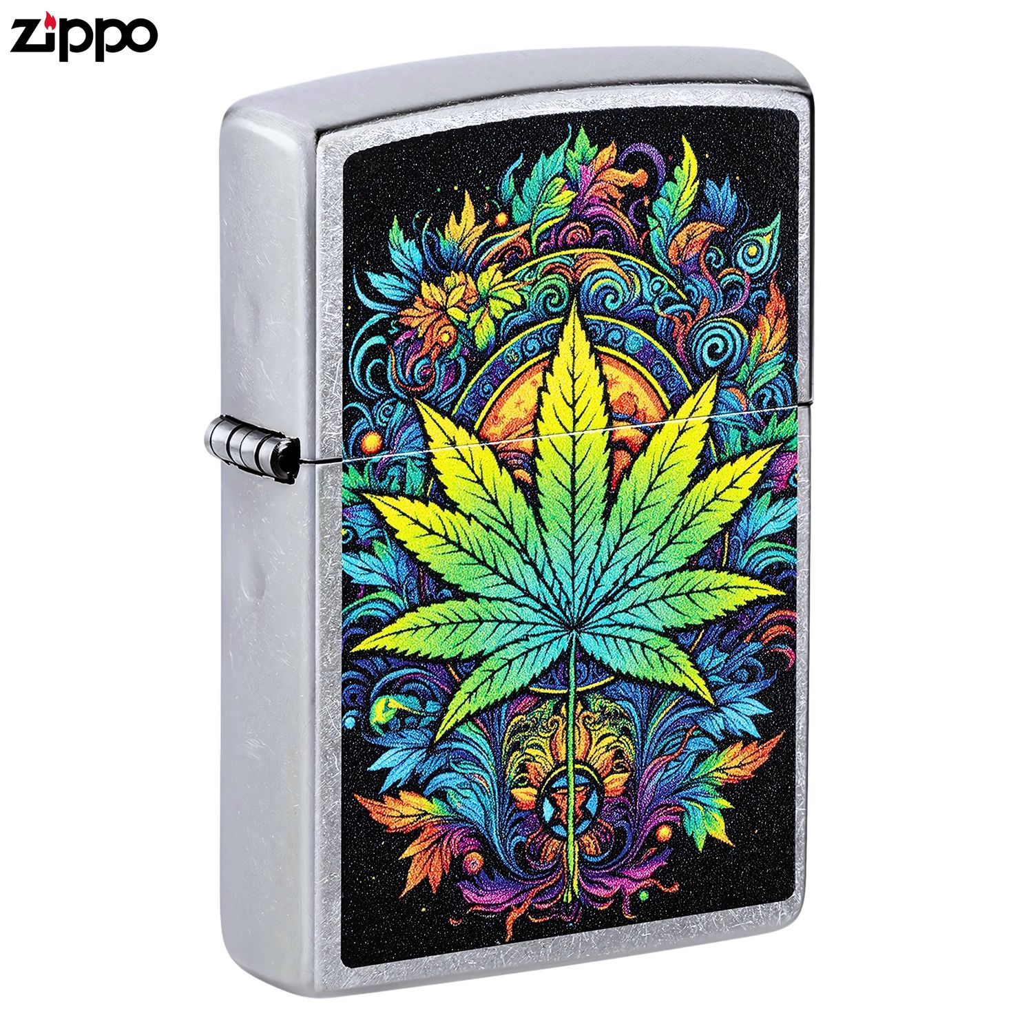 Zippo® Lighter (Psychedelic Cannabis)