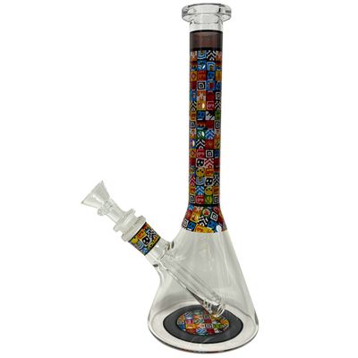 Small Checkered Beaker
