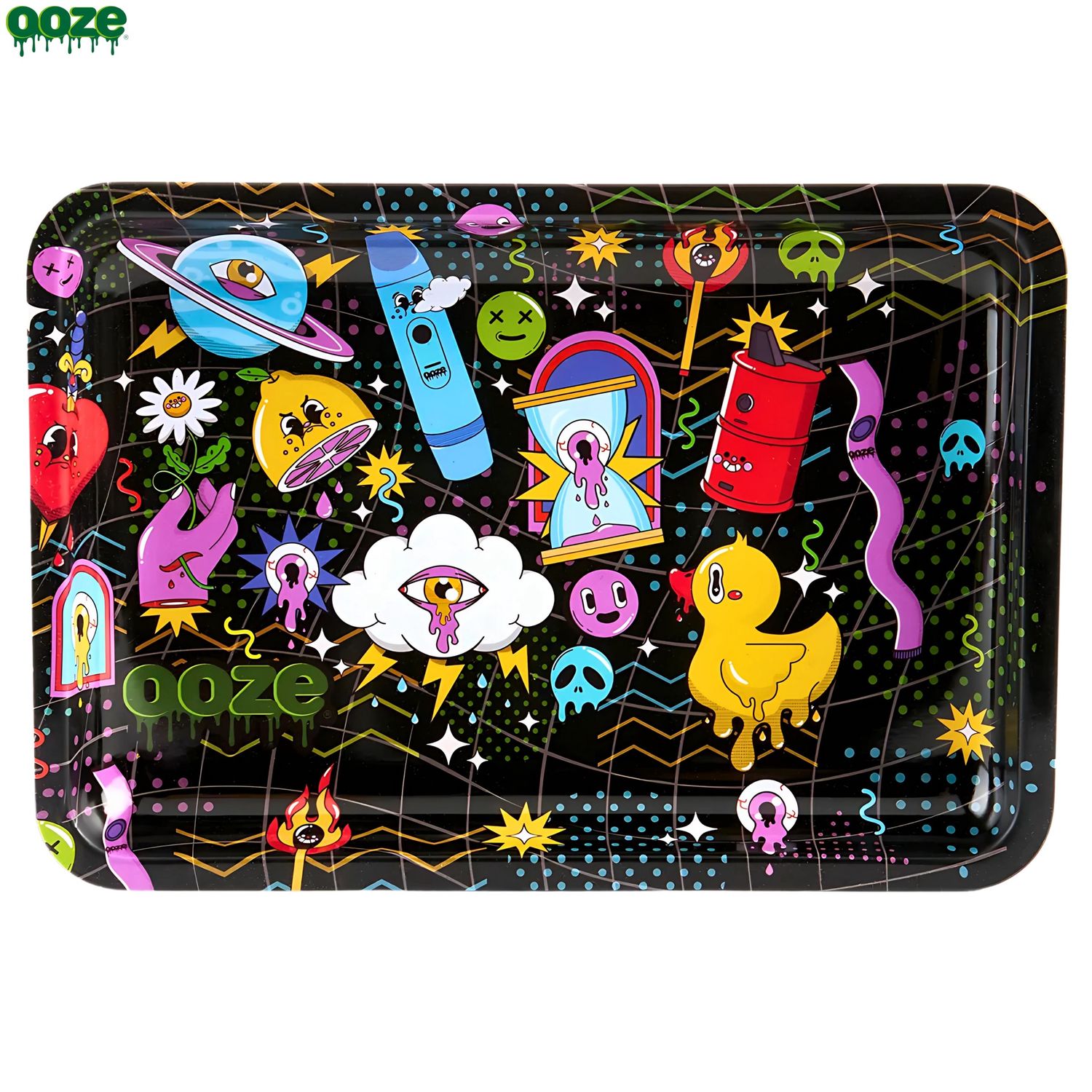 Ooze® Rolling Tray (Time Warp), Size: Small