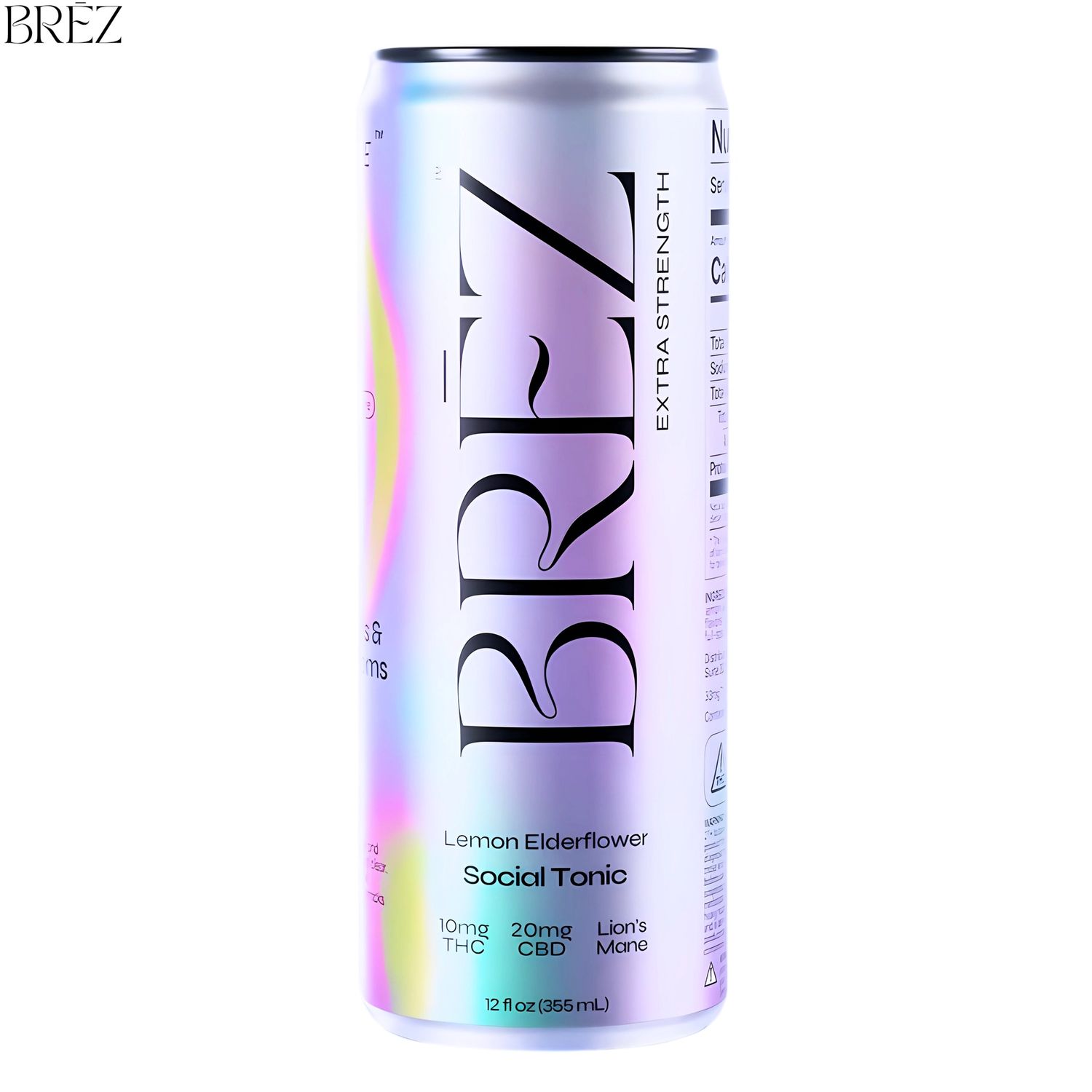 Brez™ Social Tonic, Flavor: Lemon Elderflower