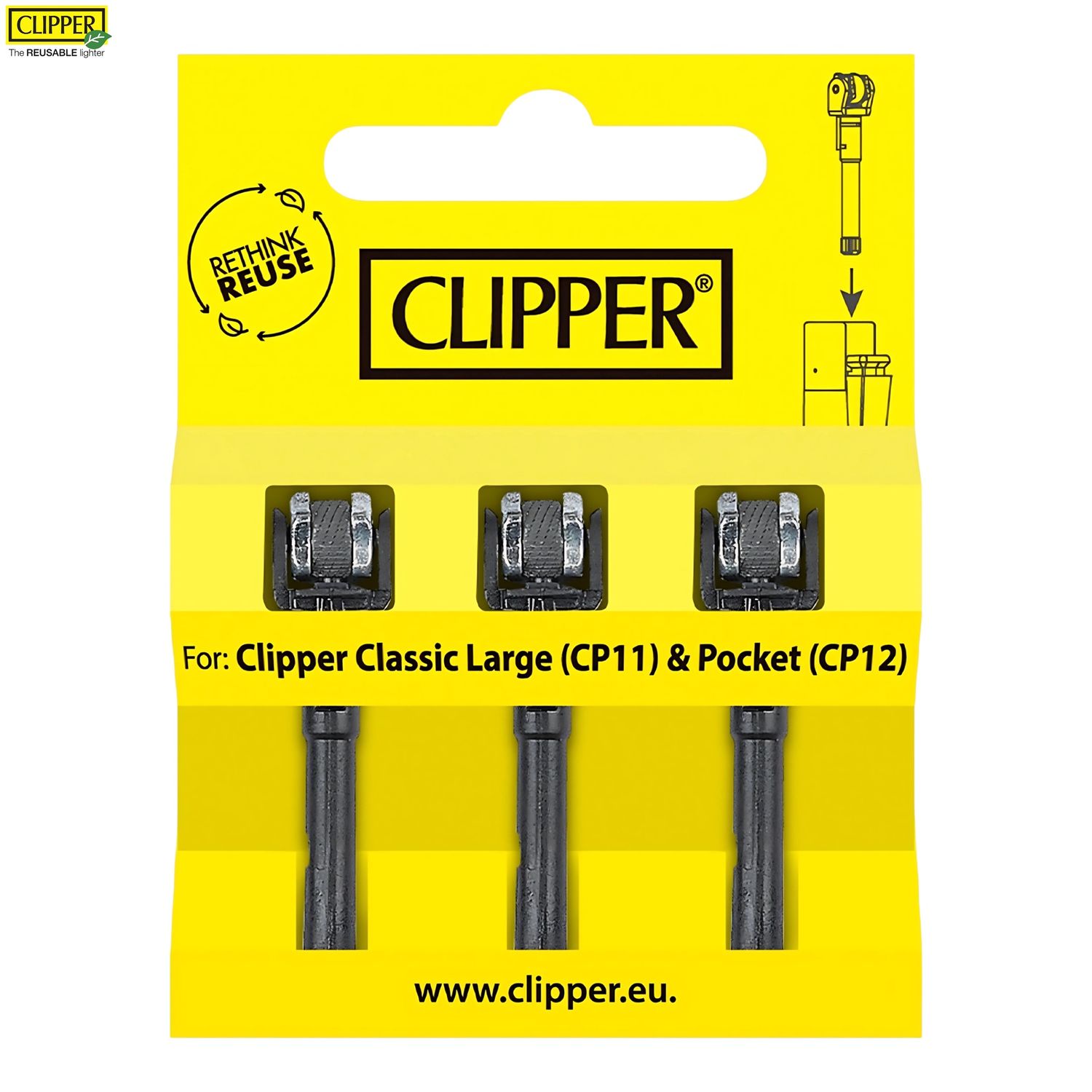Clipper® Replacement Spark Wheel, Package Size: 3 Spark Wheels