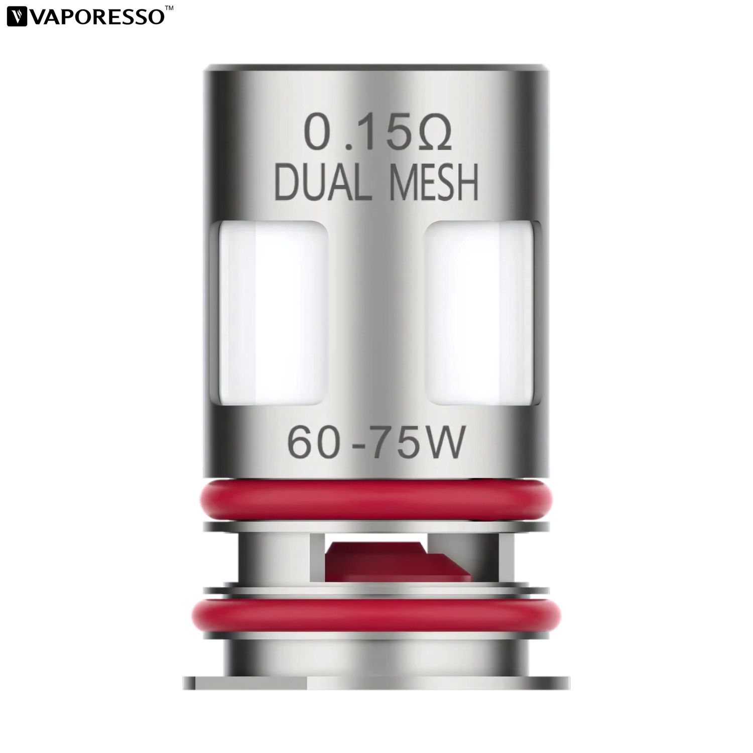 Vaporesso® GTX Coils, Coil Type: Dual Mesh 0.15Ω (5 coils) [Freebase]