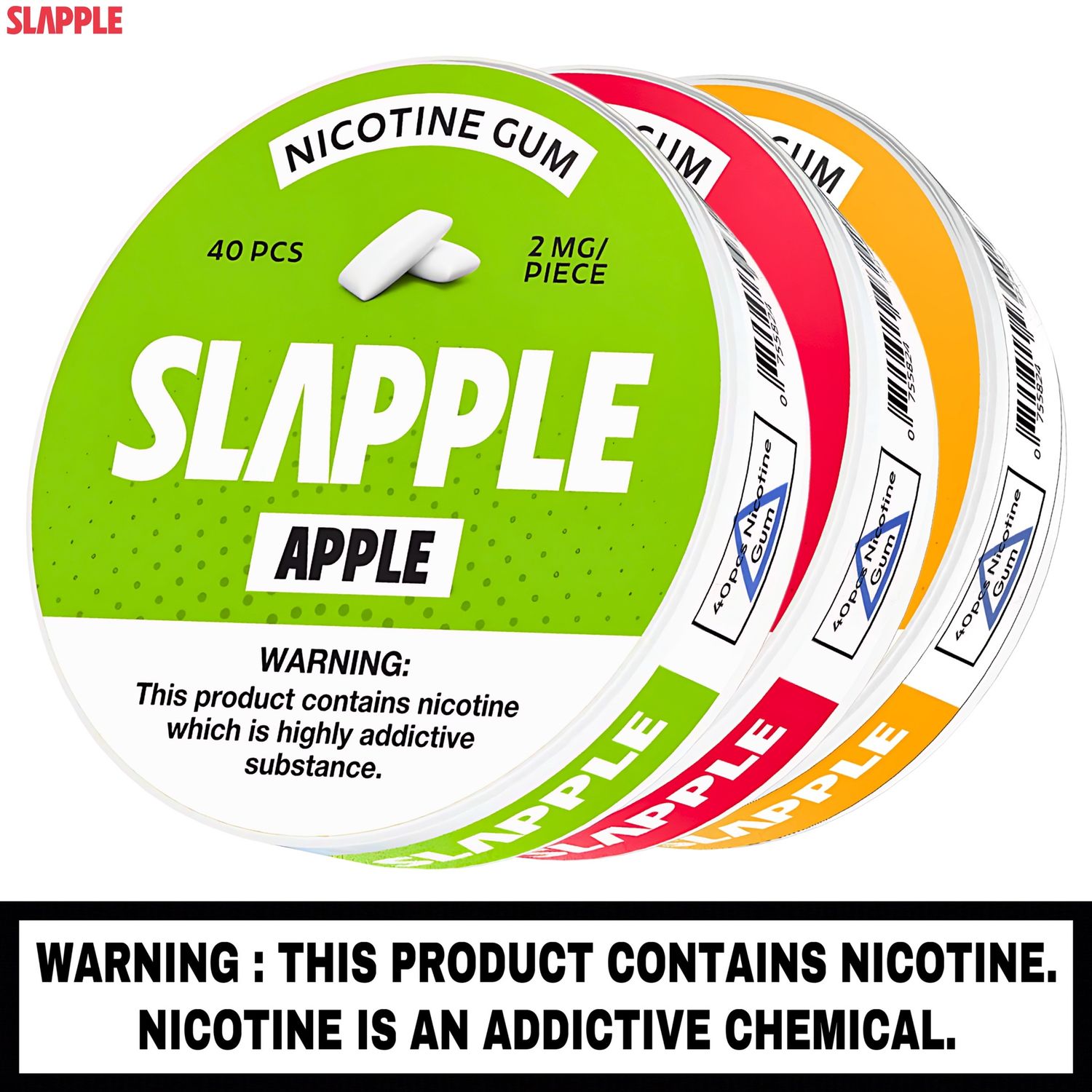 Slapple™ Nicotine Gum