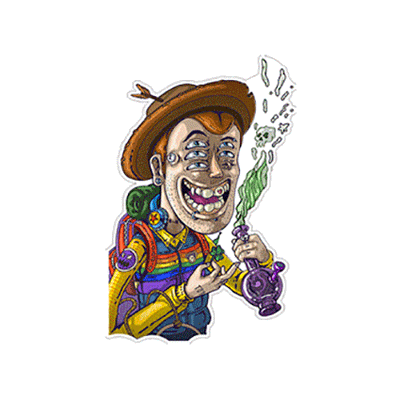 3D Sticker (Trippin)