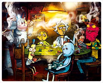 3D Sticker (Poker Night)