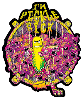 3D Sticker (Pickle)
