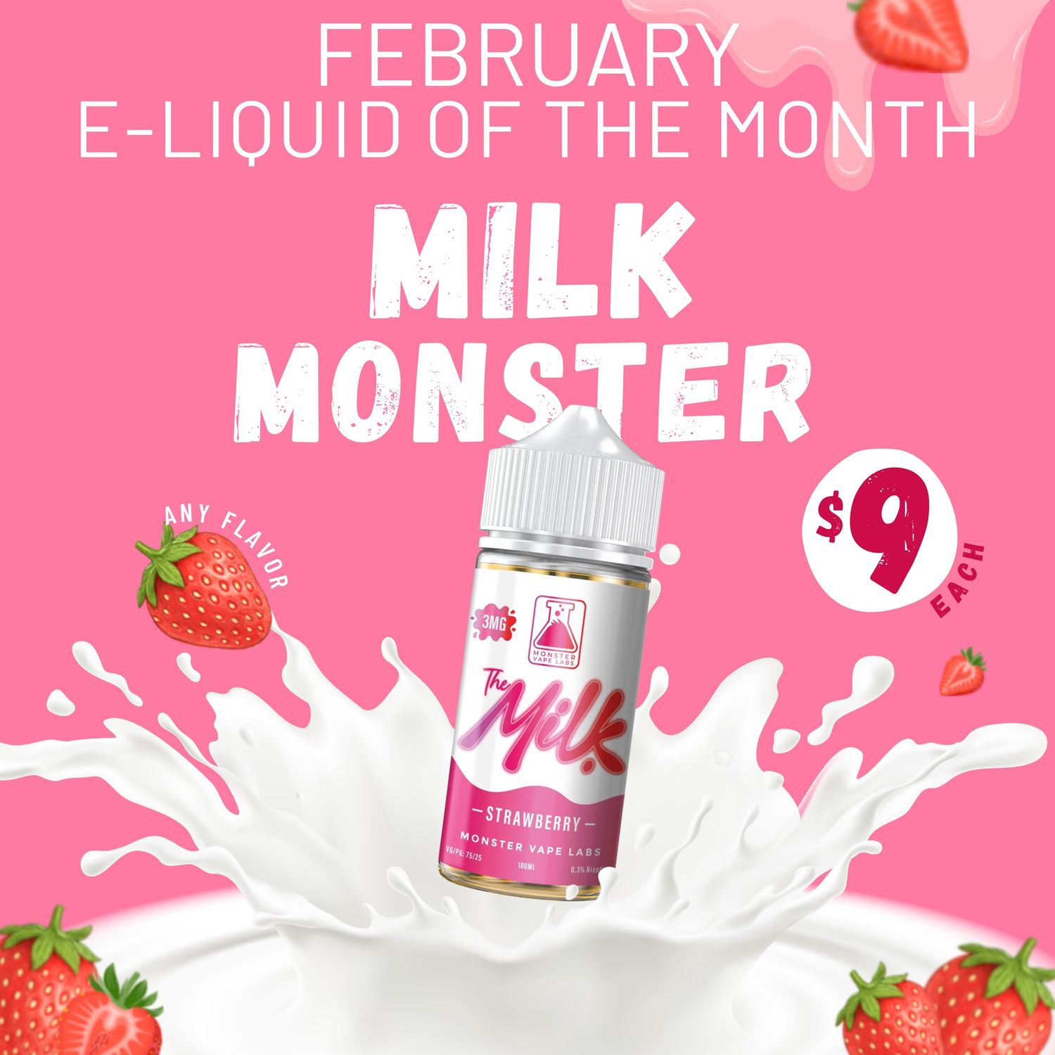 Milk Monster® Salt E-liquid