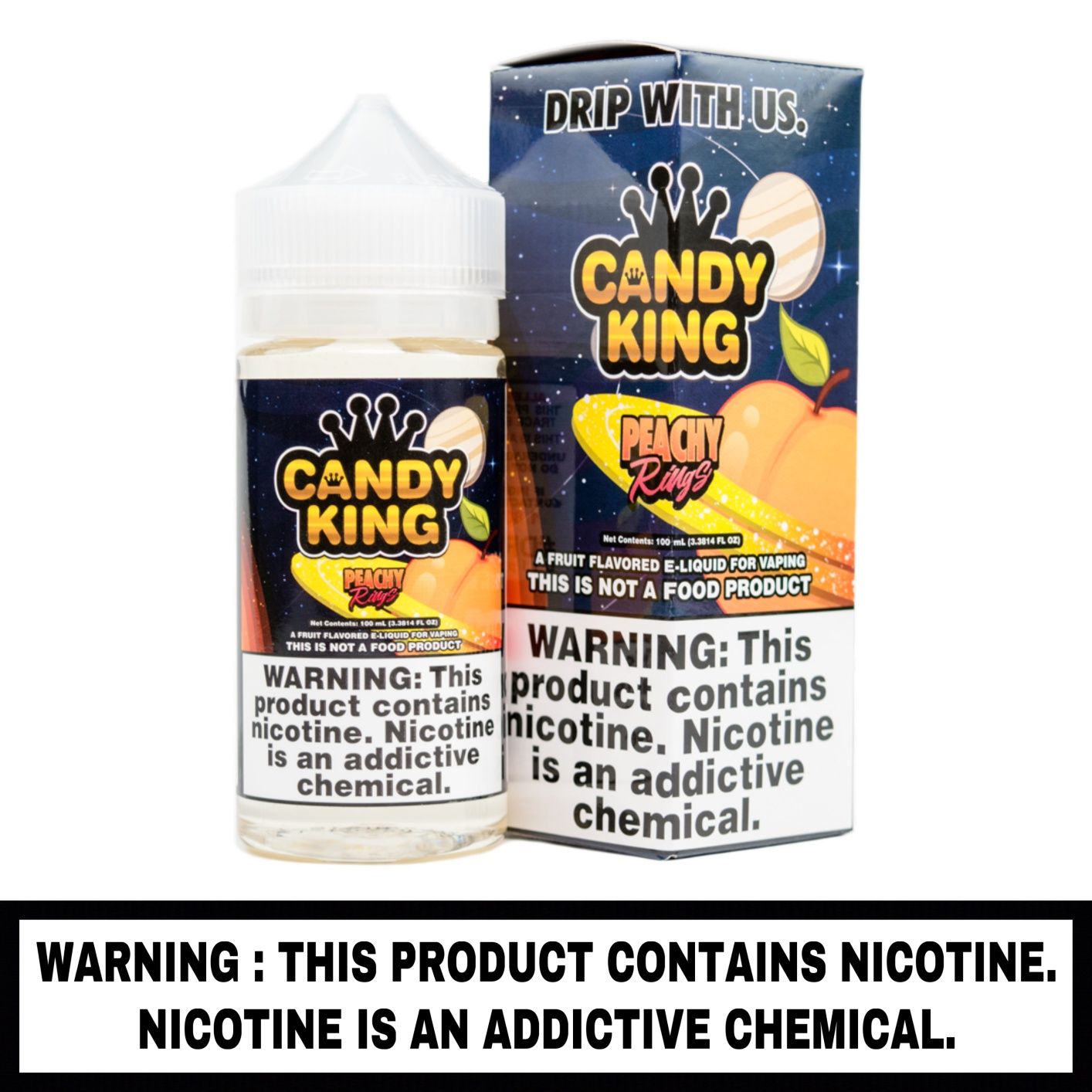 Candy King™ E-liquid, Flavor: Batch, Nicotine Strength: 3 mg
