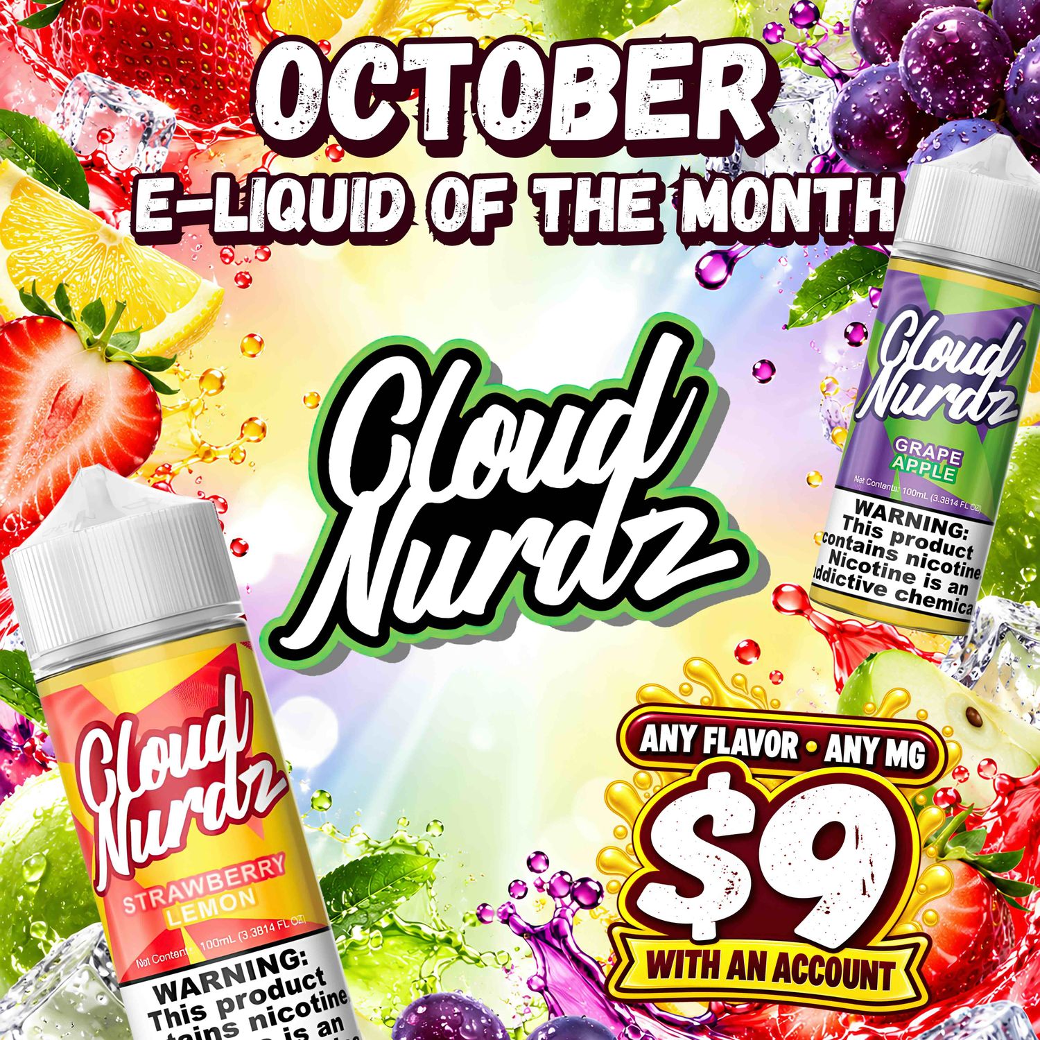 Cloud Nurdz™ Salt E-liquid