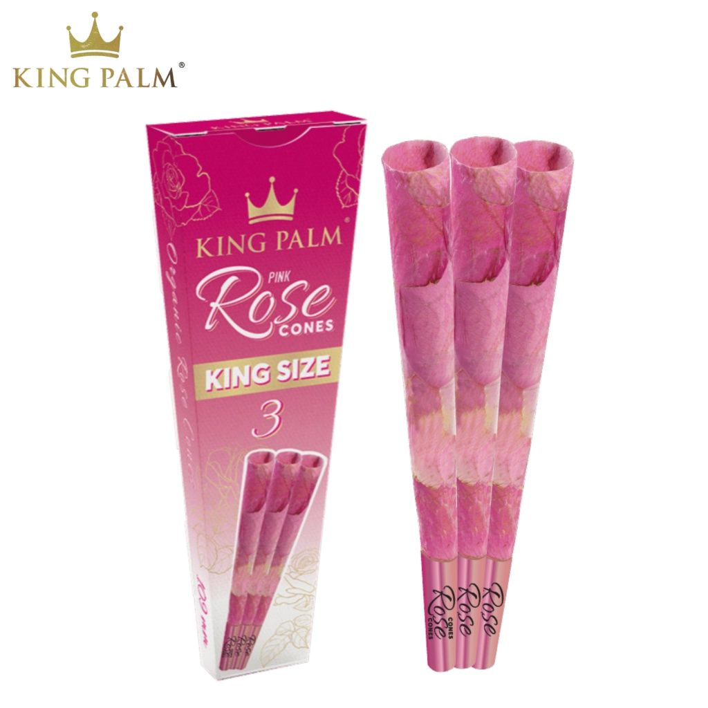King Palm® Rose Cones, Color: Pink (3 cones)