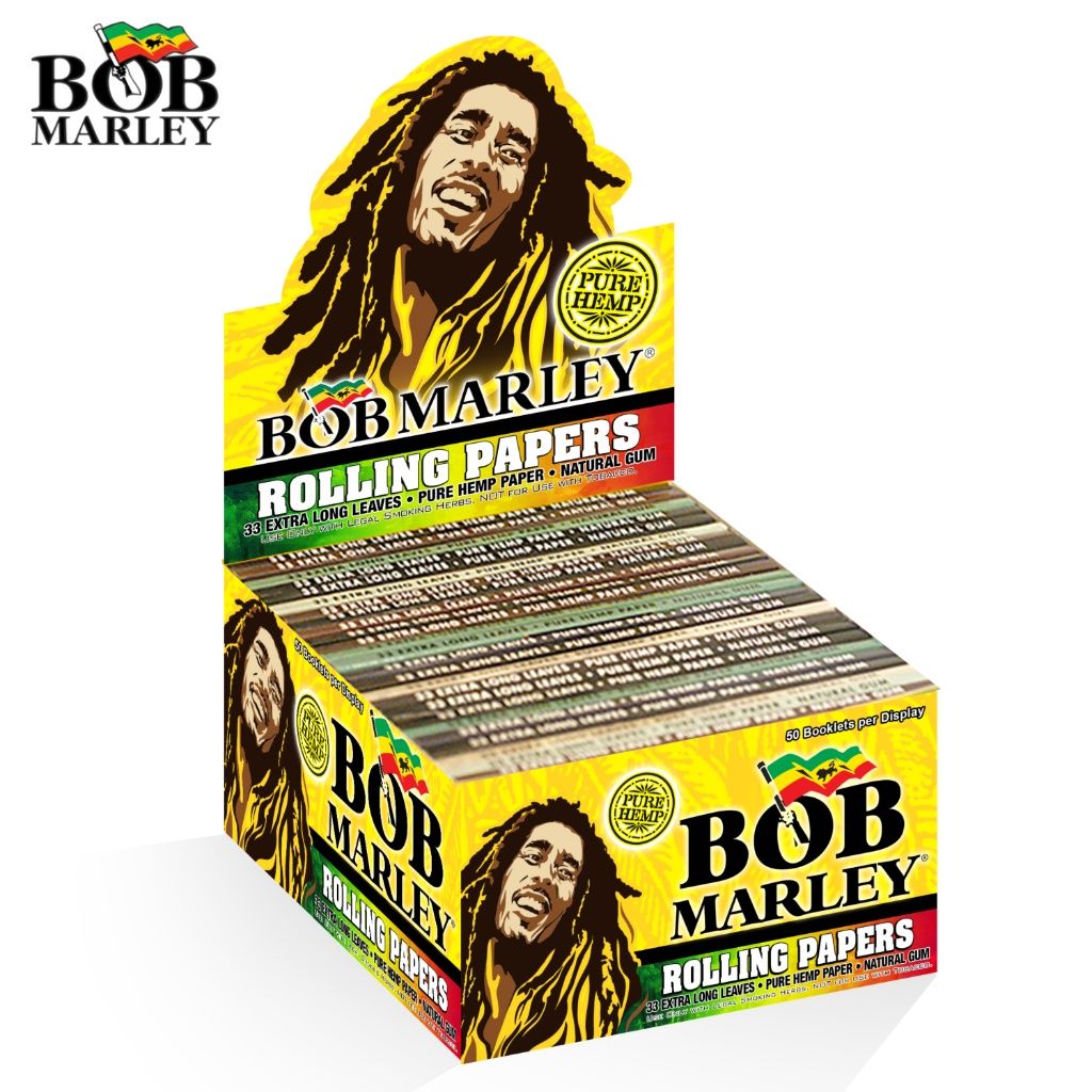 Bob Marley® Rolling Papers, Paper Size: 1 ¼", Paper Type: Pure Hemp