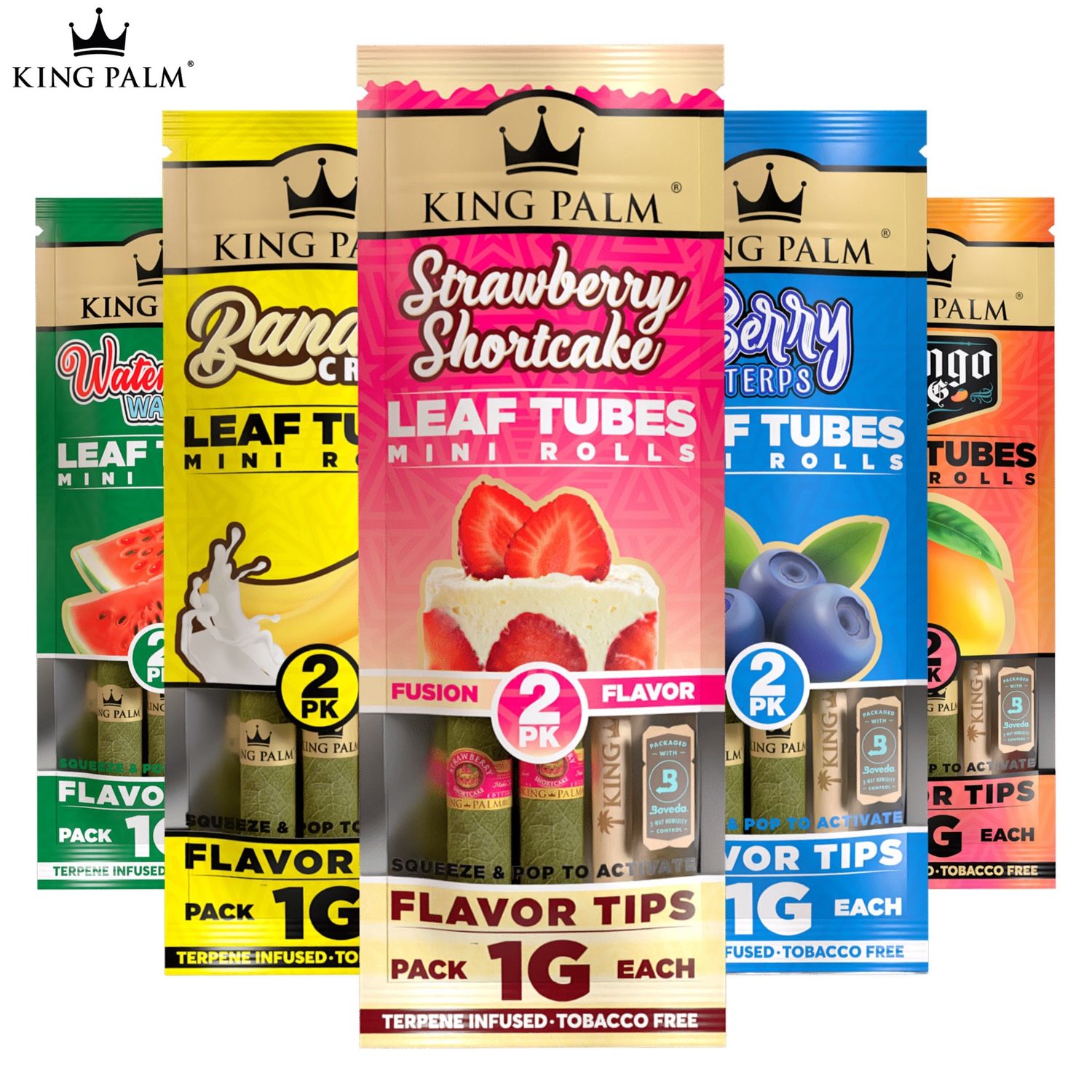King Palm® Flavored (Mini), Flavor: Banana Cream