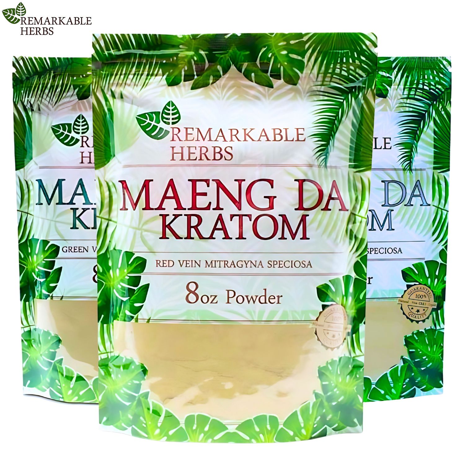 Remarkable Herbs™ Powder (Maeng Da), Package Size: 1 ounce, Vein (Color): Green