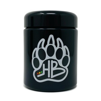 Hazey Bearr™ UV Screw-Top Glass Jar