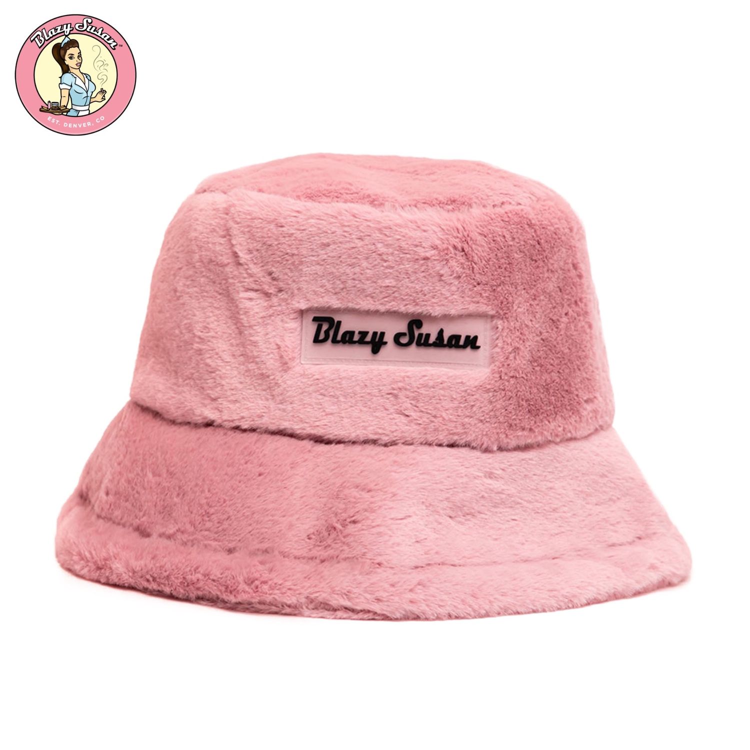 Blazy Susan™ Fuzzy Bucket Hat, Color: Pink