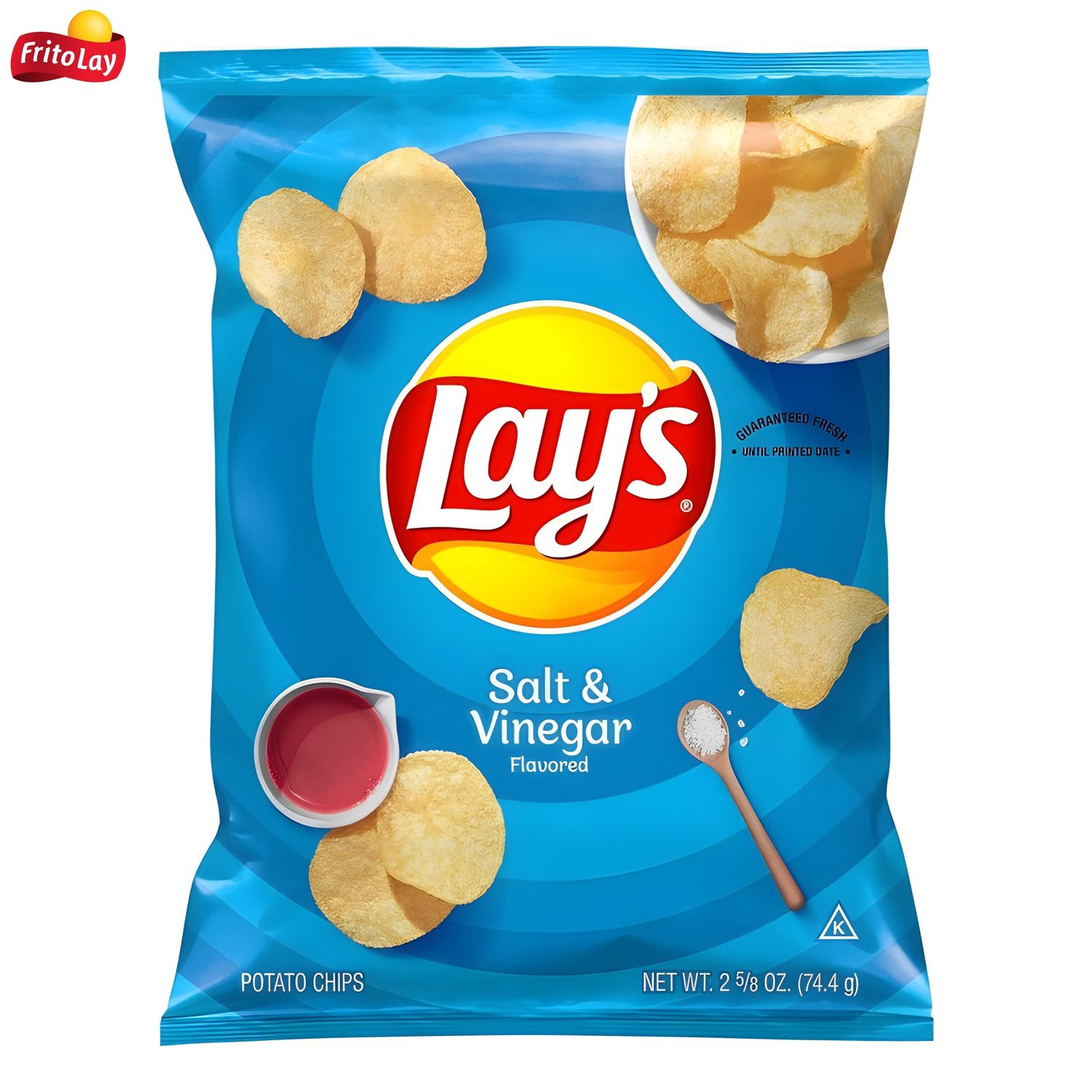 Lay's® Salt &amp; Vinegar, Package Size: 2  ½ oz