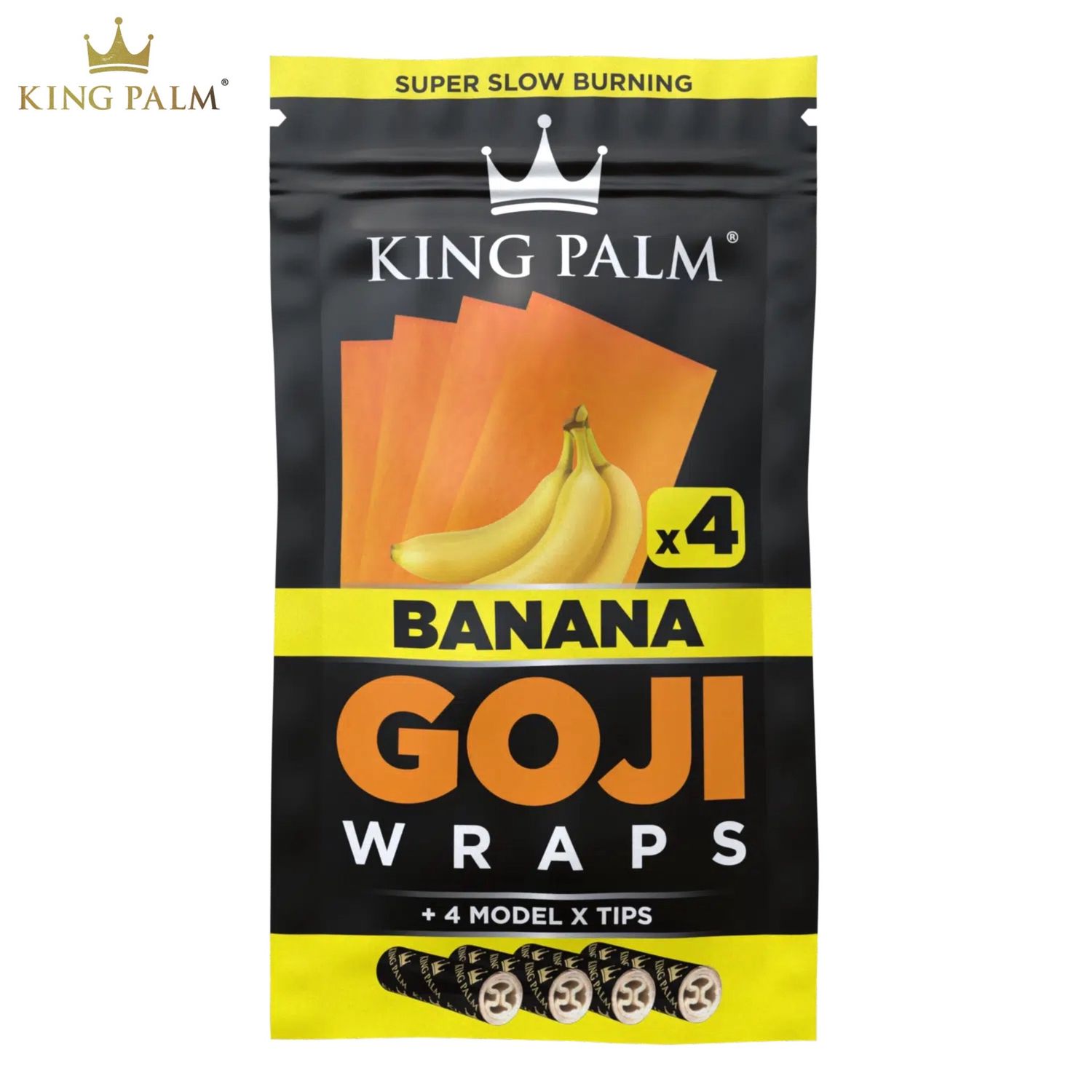 King Palm® Goji Wraps, Flavor: Banana