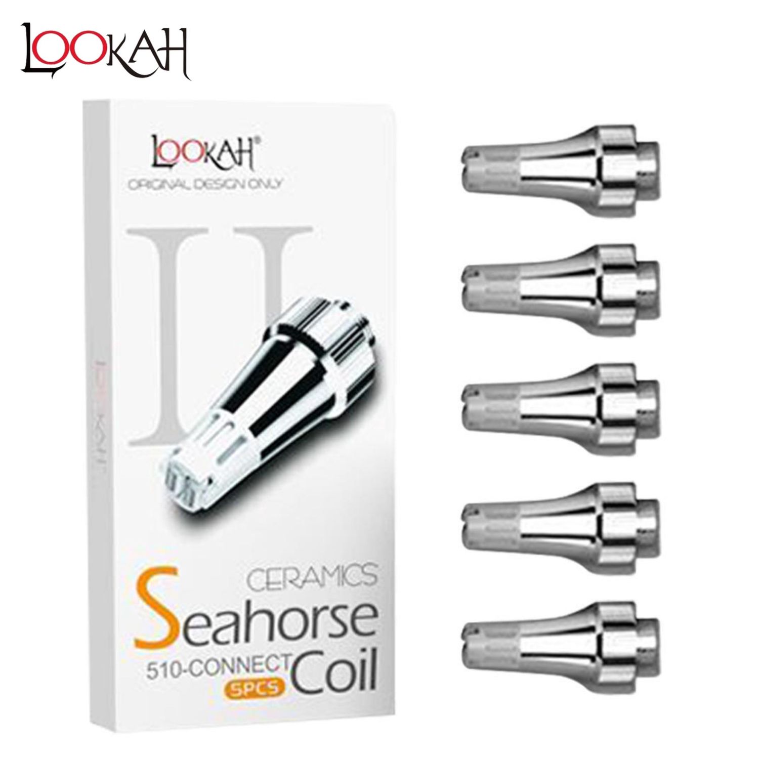 Lookah® Seahorse Coils II, Coil Type: Ceramic (5 Coils)