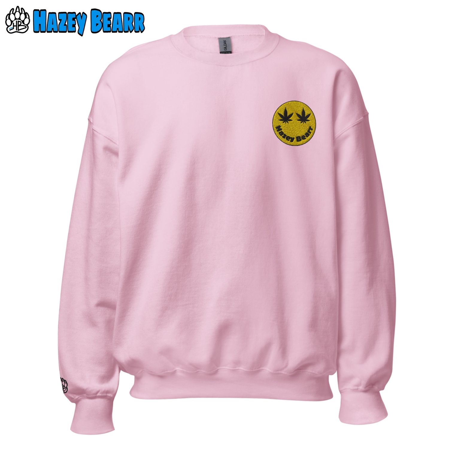 Hazey Bearr™ Sweatshirt (Pink), Size: Small
