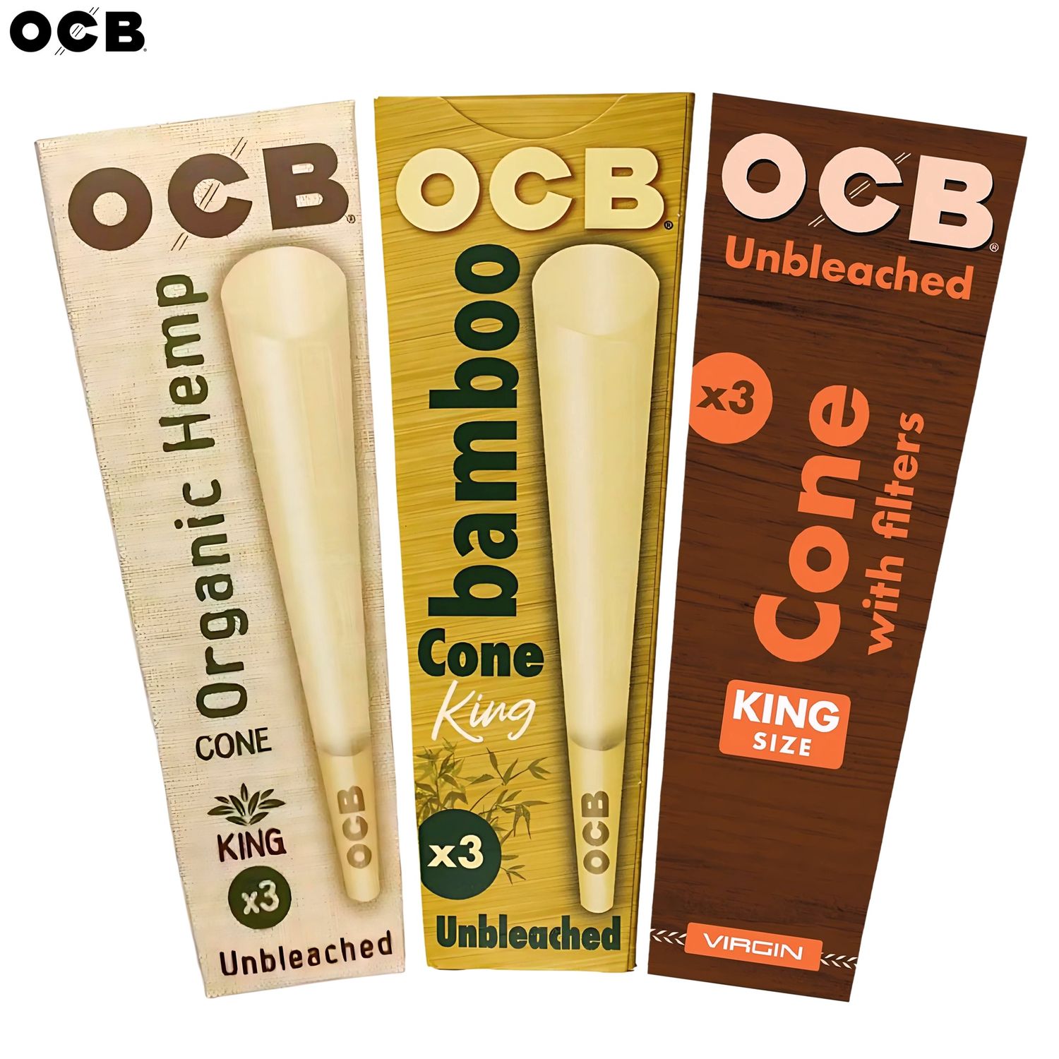 OCB® Cones, Paper Size: 1 ¼" (6 pack), Paper Type: Organic Hemp