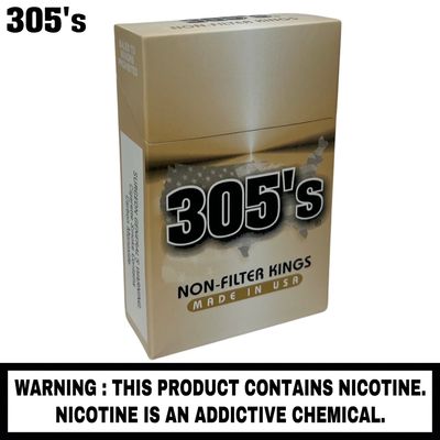brown 305 cigarettes 305's Filtered Cigars Light Cigarettes