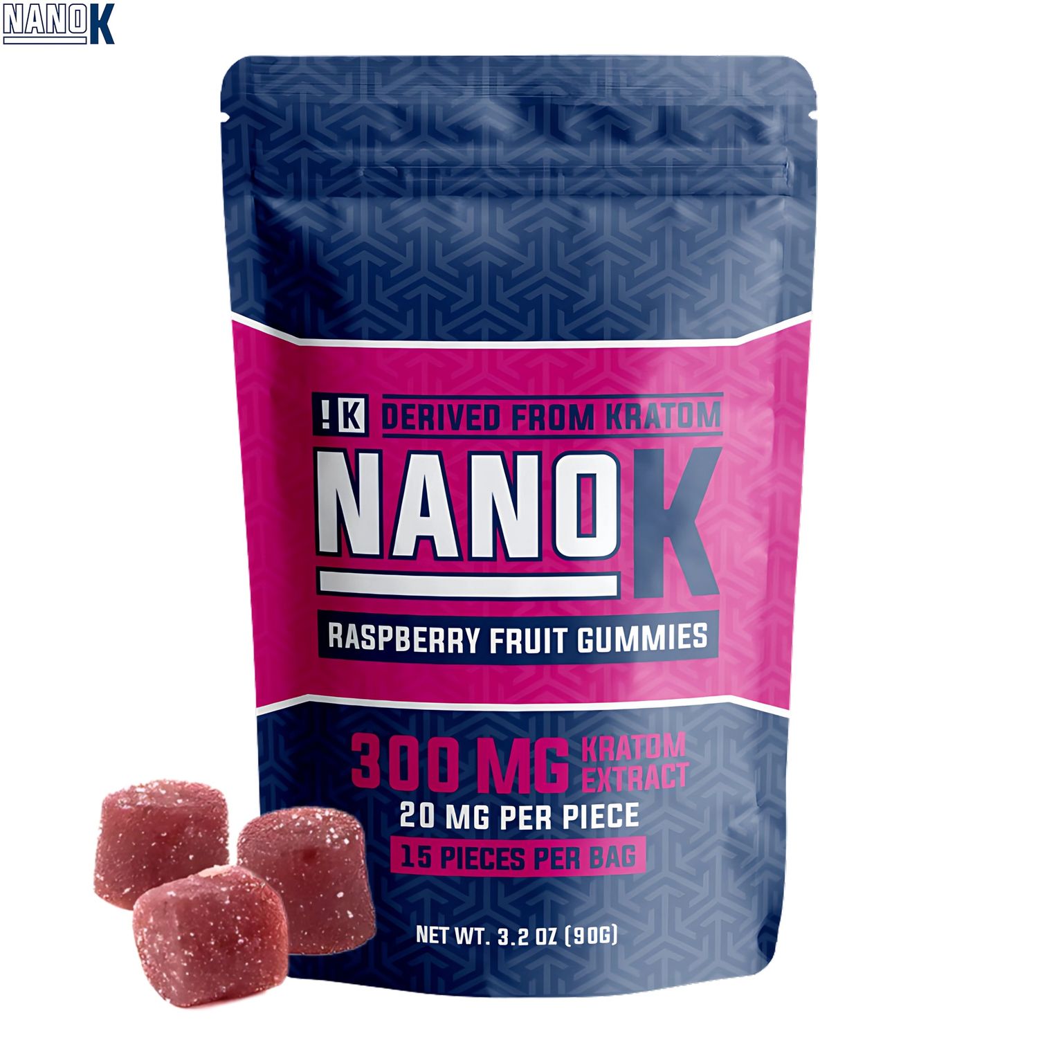 Nano K™ Fruit Gummies, Flavor: Raspberry