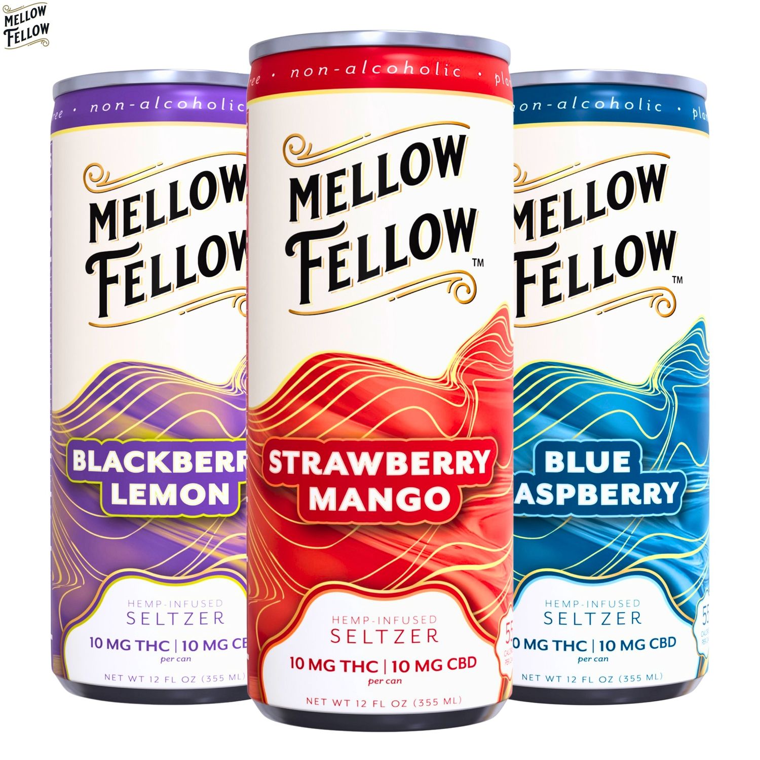 Mellow Fellow™ Seltzer, Flavor: Blackberry Lemon