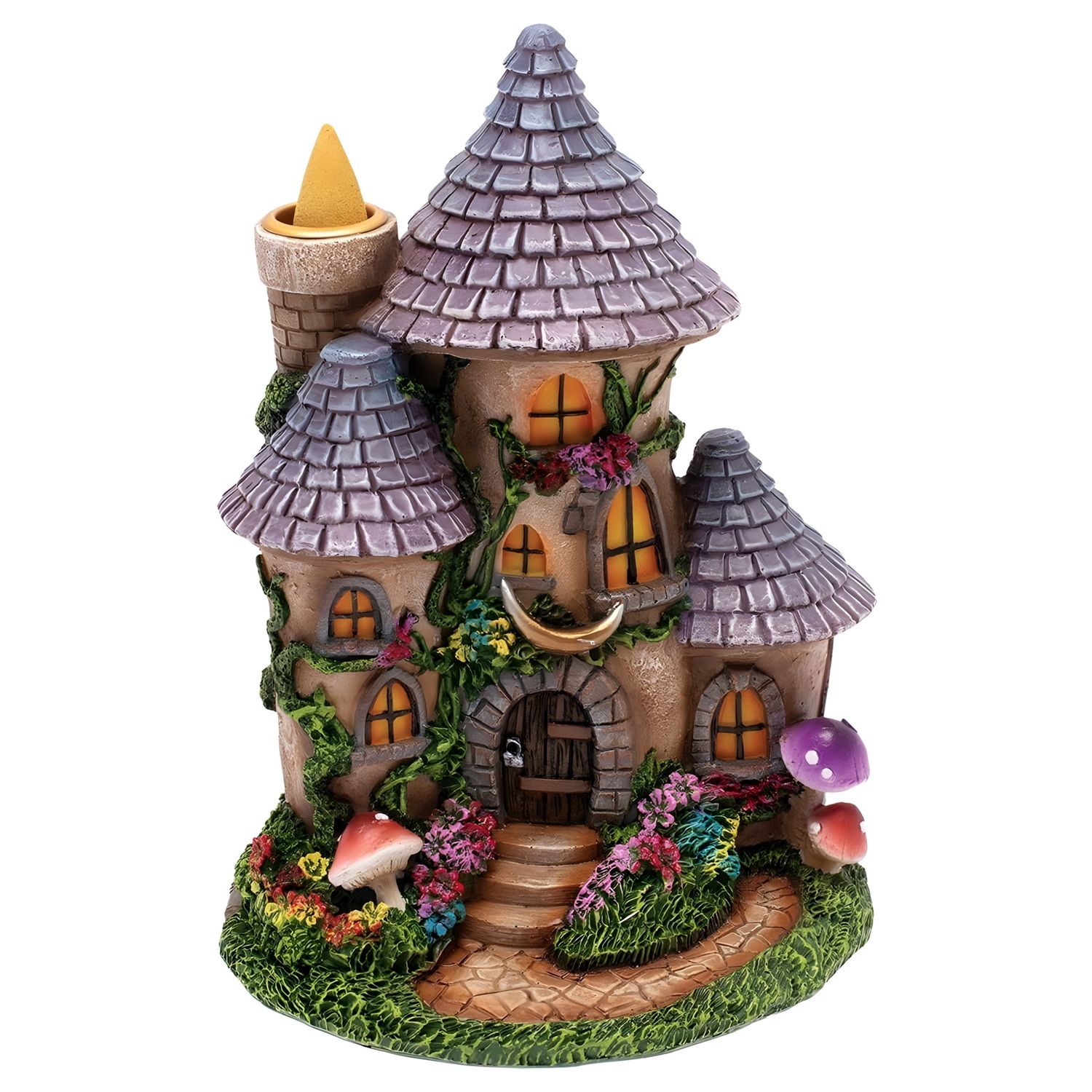 Backflow Cone Incense Burner (Enchanted House)