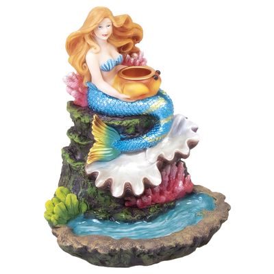 Backflow Cone Incense Burner (Mermaid)