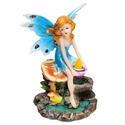 Backflow Cone Incense Burner (Blue Fairy)