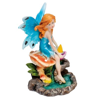 Backflow Cone Incense Burner (Blue Fairy)
