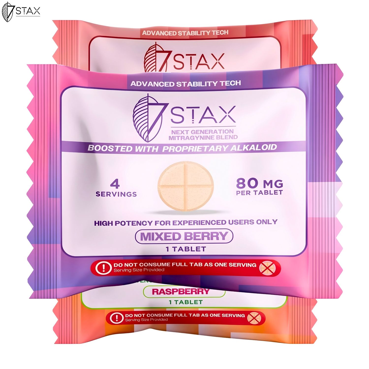 7 Stax™ Tablets (Single), Flavor: Mixed Berry