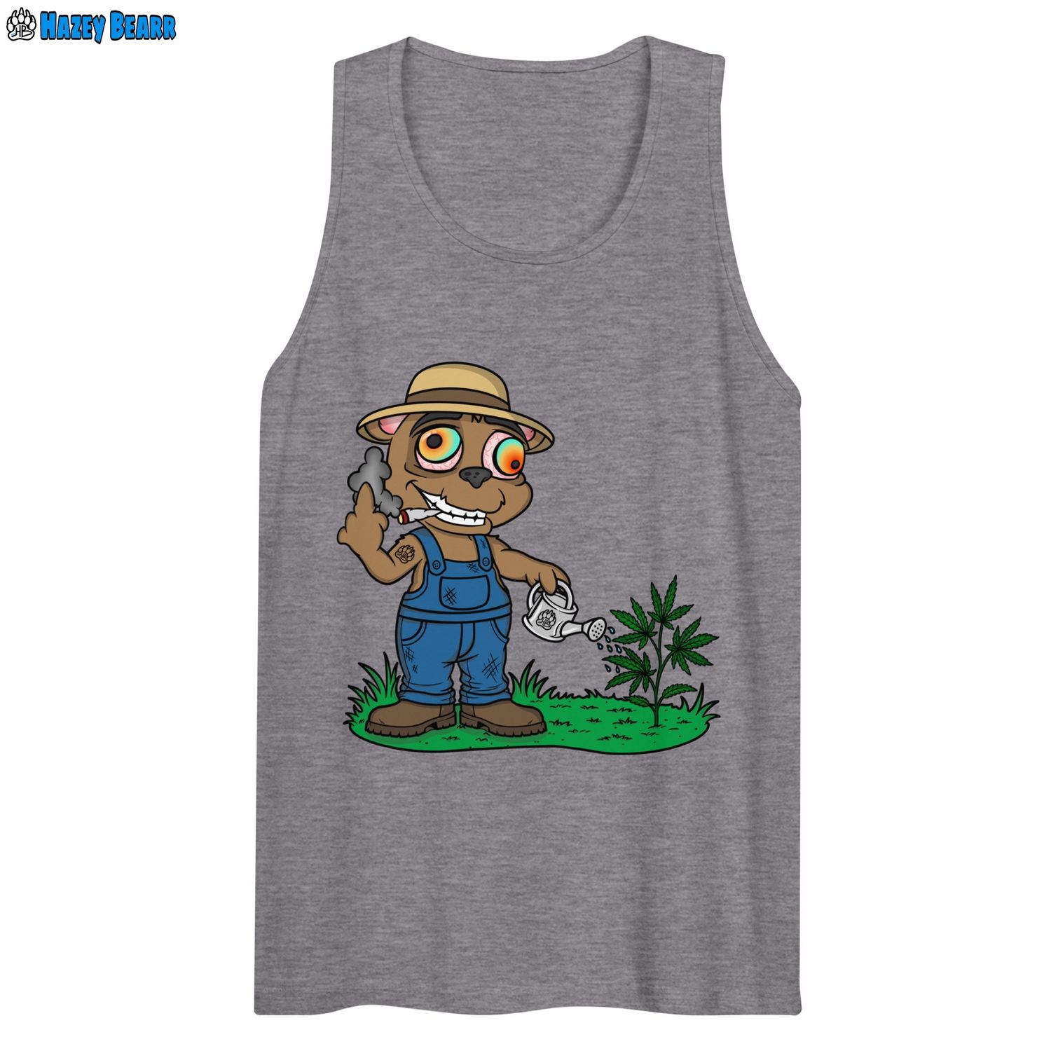 Hazey Bearr™ Tank Top  (Farmer Wonky)