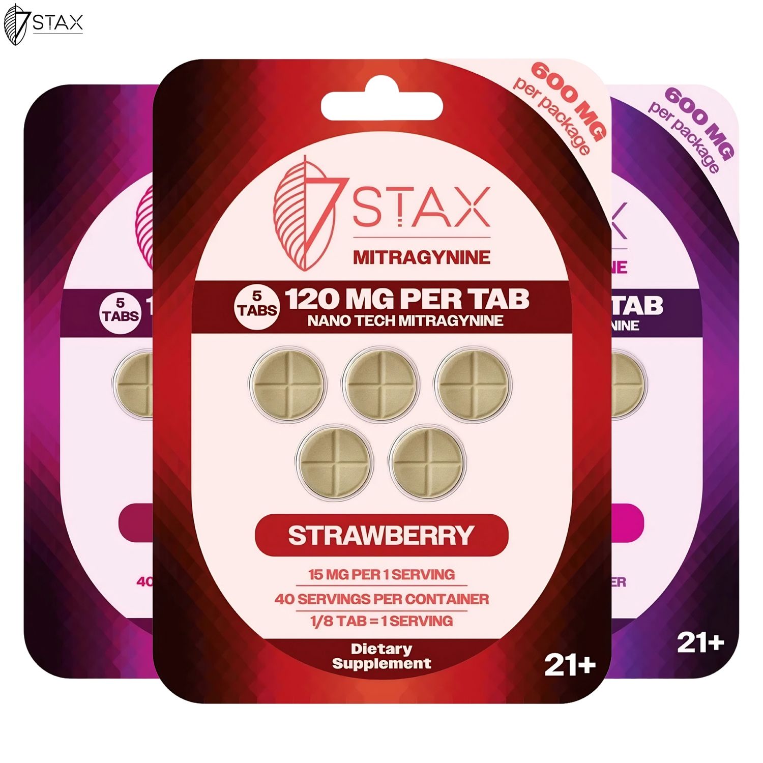 7 Stax™ 120mg Tablets (5 count)