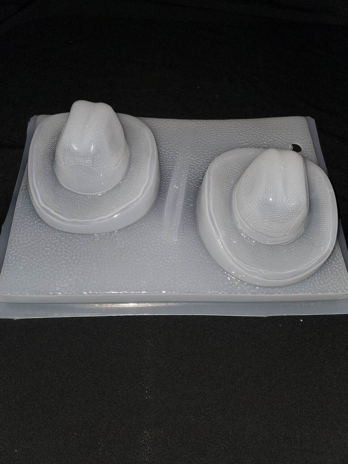 Double Cowboy Hats Molds
