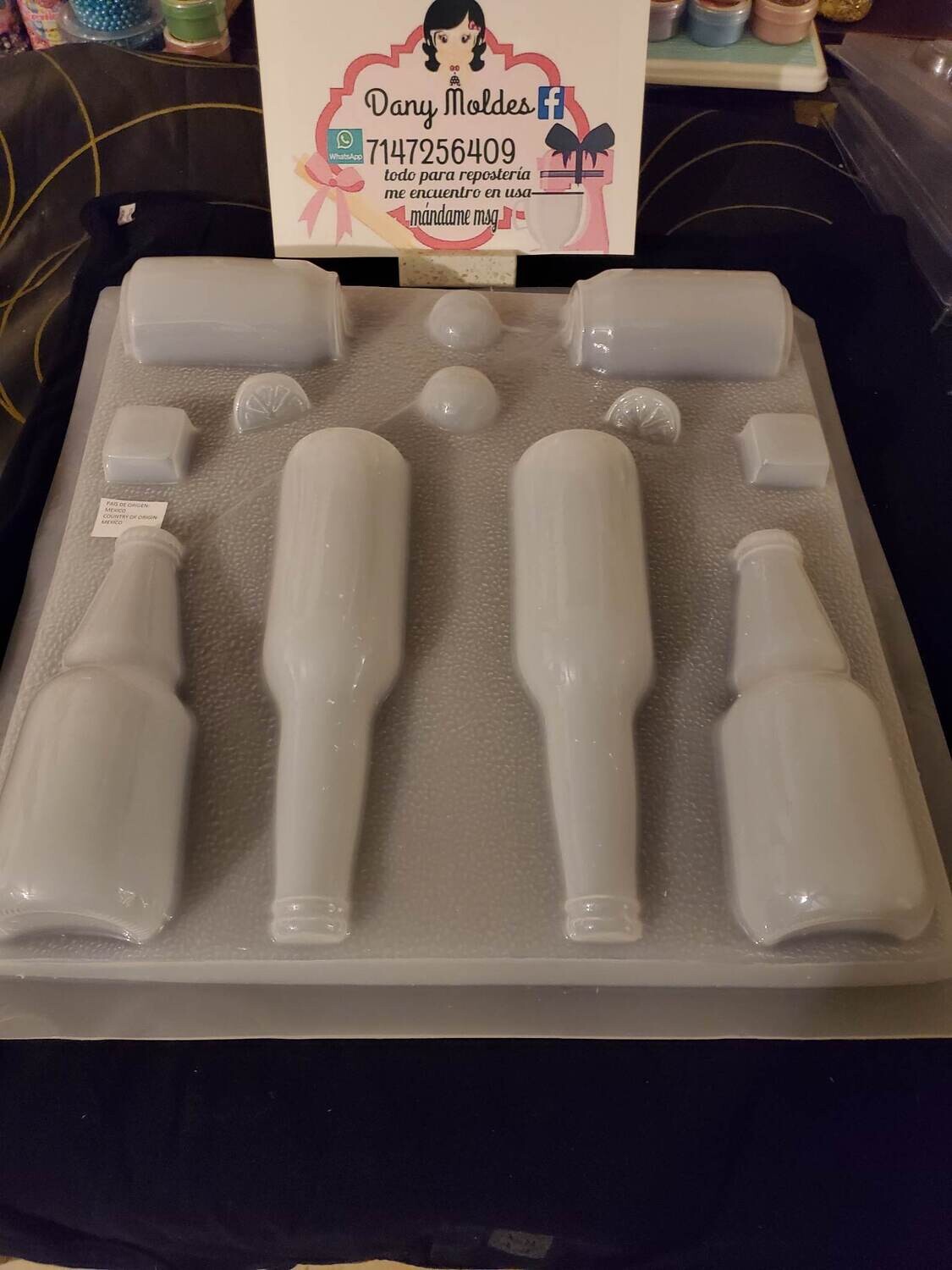 Bottle, Can and Lime slices Molds