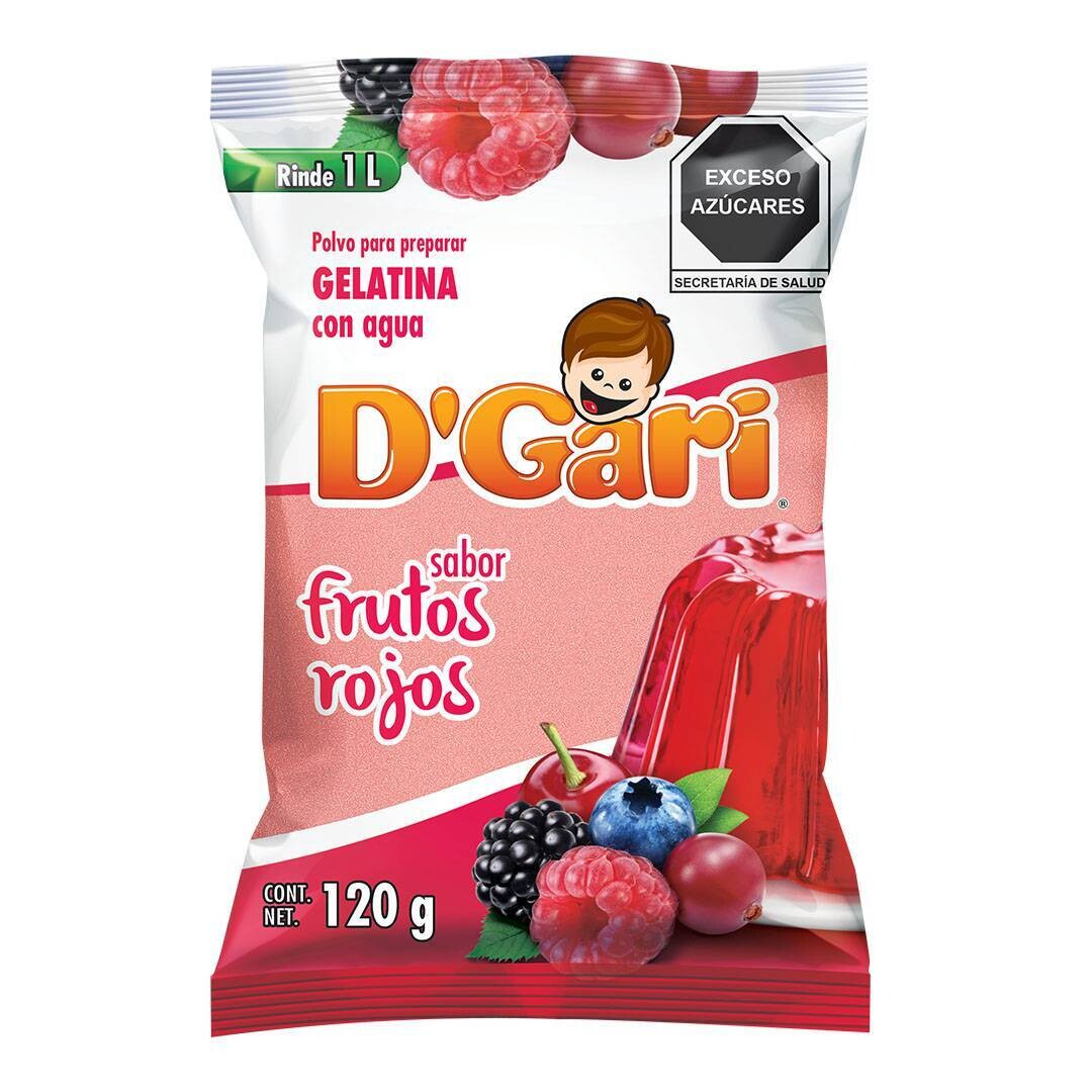 Gelatina De Frutos Rojos