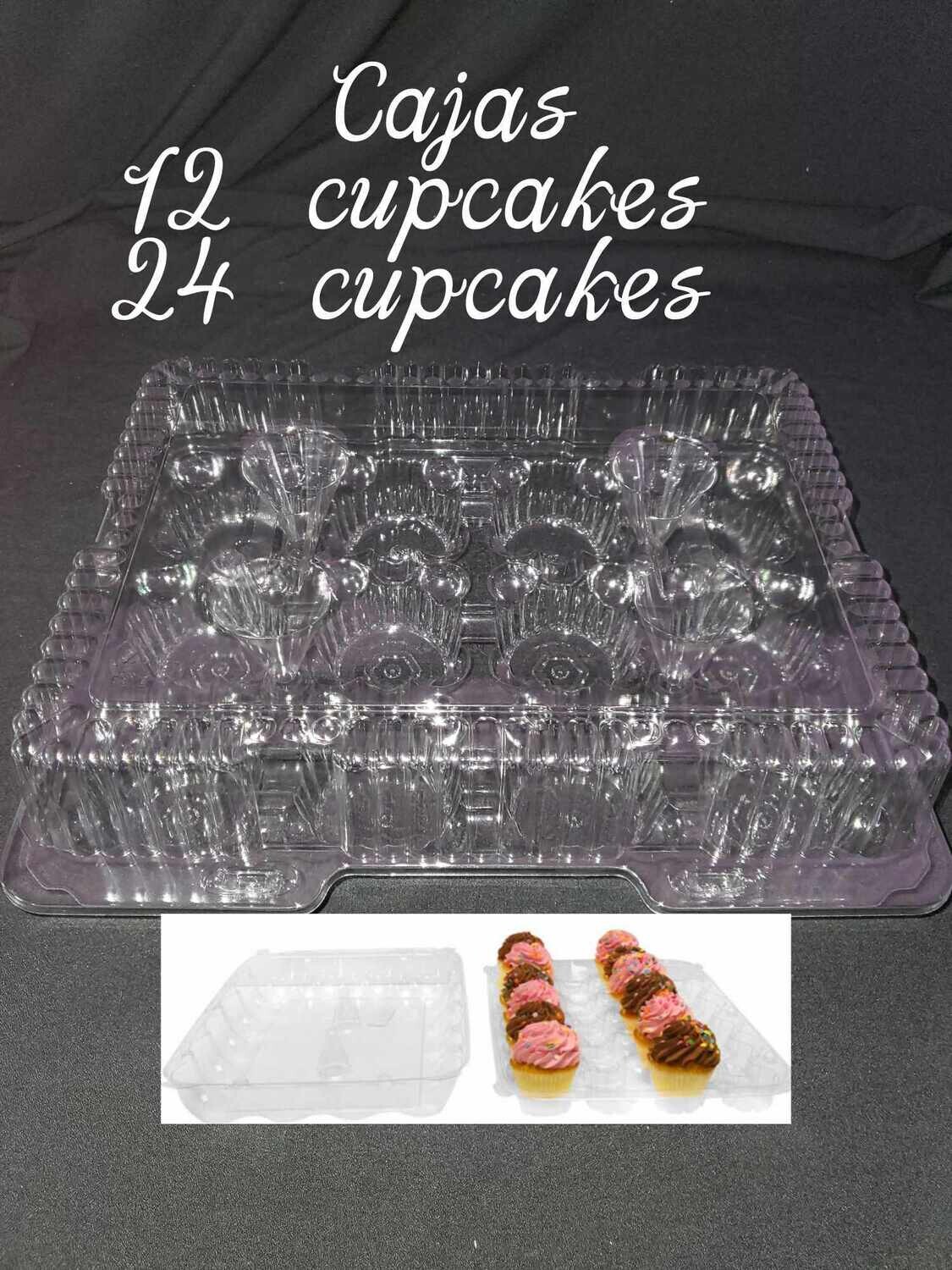 24 Cupcake plastic box