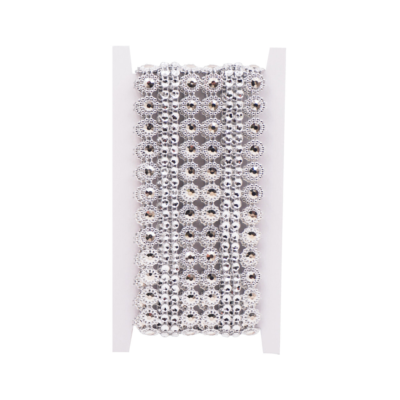 Silver Rhinestone Banding