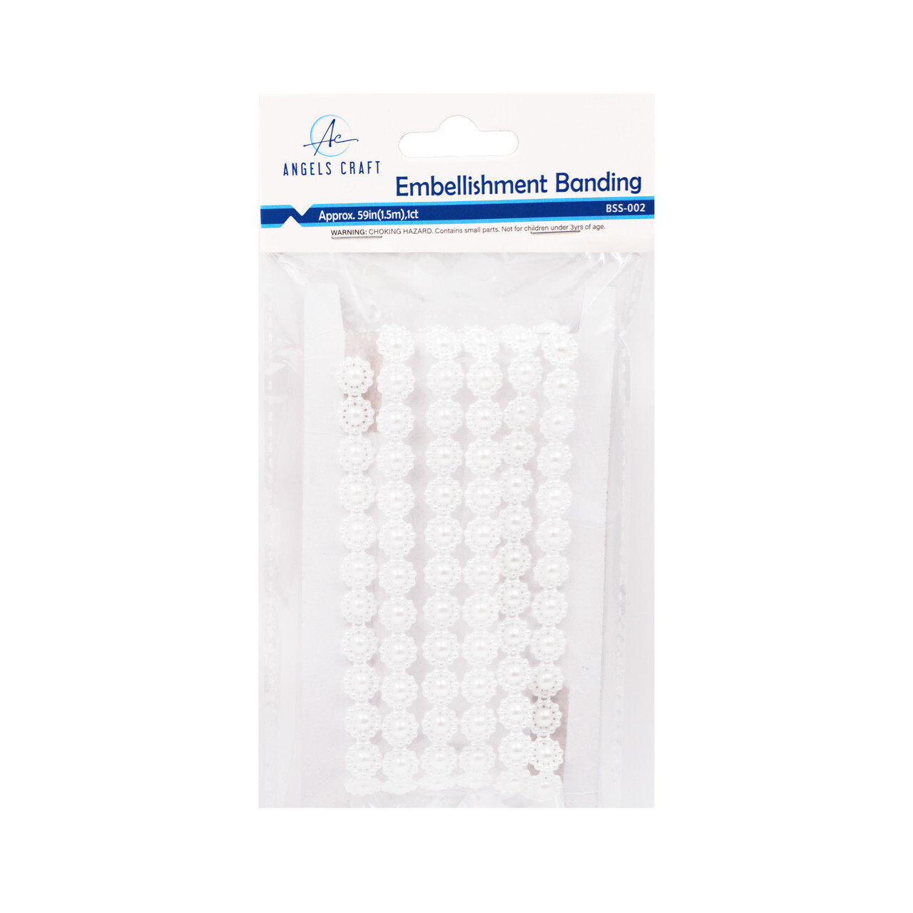 Faux Pearl Embellishment Banding