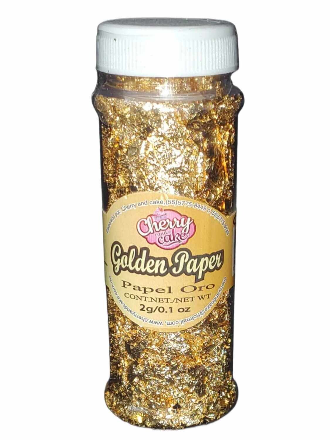 Golden Paper Flakes