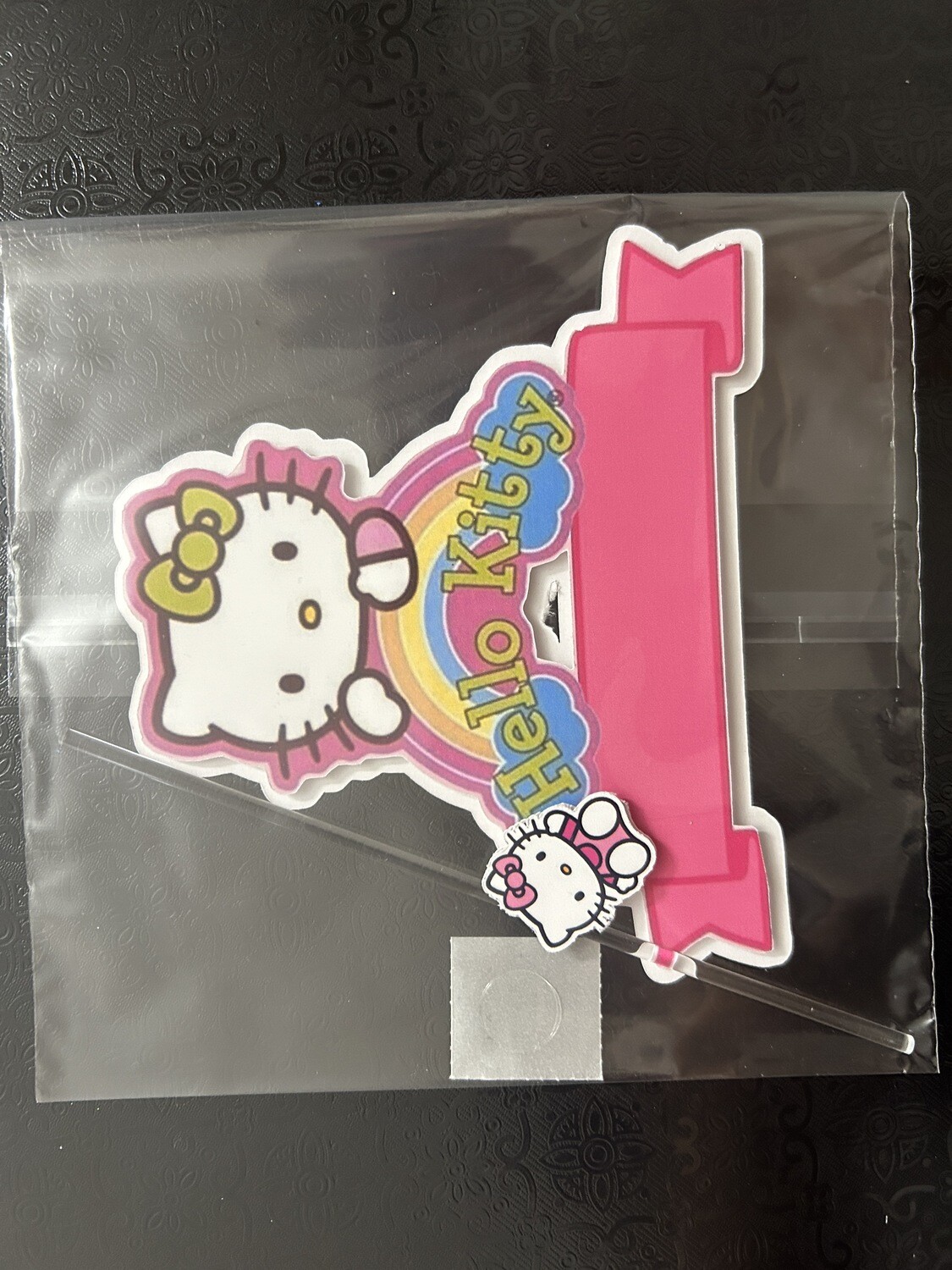 Hello kitty Customizable Name Cake Topper