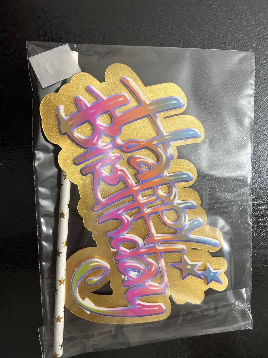 Colorful Happy Birthday Topper