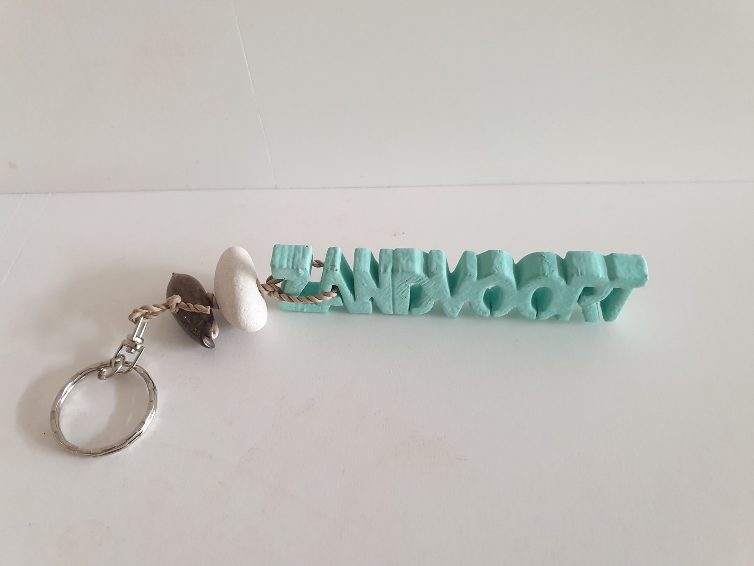 Sleutelhanger Zandvoort turquoise