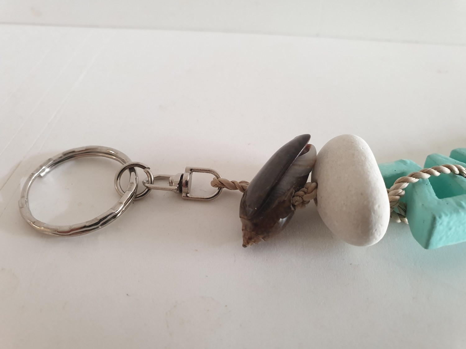 Sleutelhanger Zandvoort turquoise