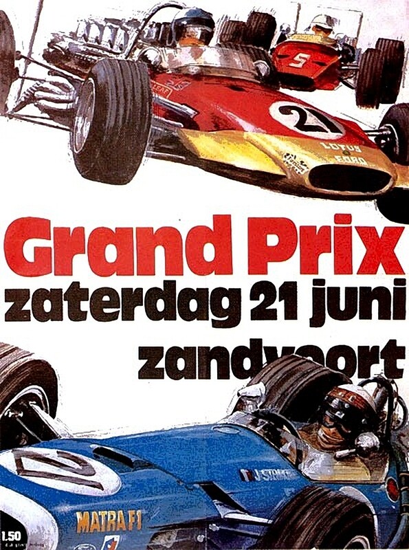 Raceposter Grand Prix Zandvoort 1970