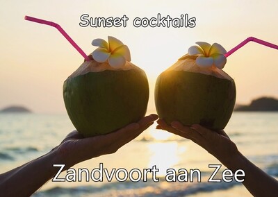 Ansichtkaart Sunset Cocktails