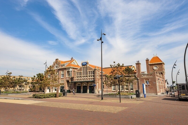 Station Zandvoort - print op paneel